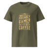 Unisex Organic Cotton T Shirt Khaki Front 674d657d9477e.jpg