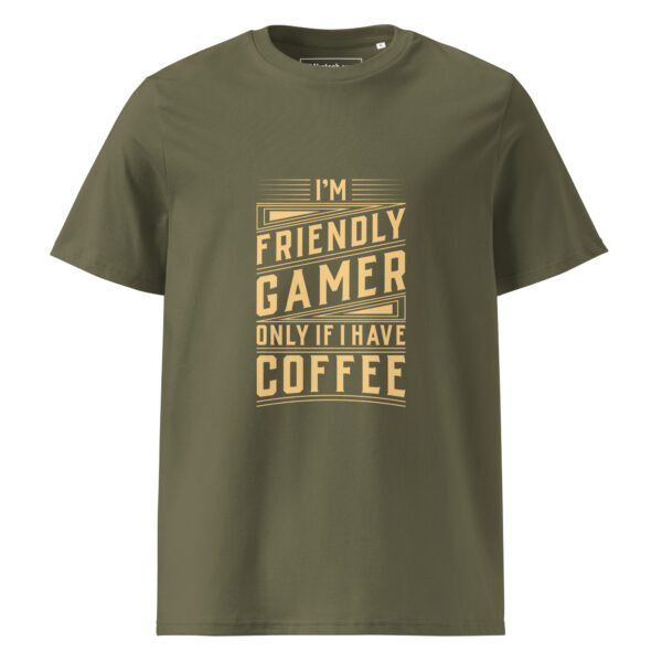 Unisex Organic Cotton T Shirt Khaki Front 674d657d9477e.jpg