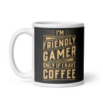 White glossy mug white 11 oz handle on left 6808b404ae73c