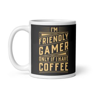 White glossy mug white 11 oz handle on left 6808b404ae73c